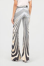 RC Zebra Print Flared Jeans NATURAL/BLACK XQJ205-DAT26