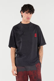 RC T-Shirt With Ideogram RC Monogram Black VNT62H-JD060