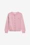 JU Cardigan en coton rose JU Cardigan en coton rose PINK CRYSTAL ROSE WJM90C-MG001