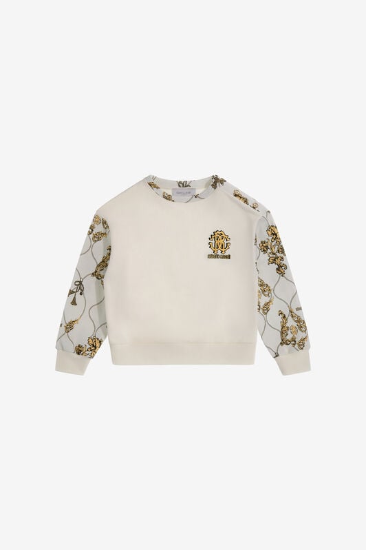 JU Logo Sweatshirt JU Logo Sweatshirt White SJT915-CF050