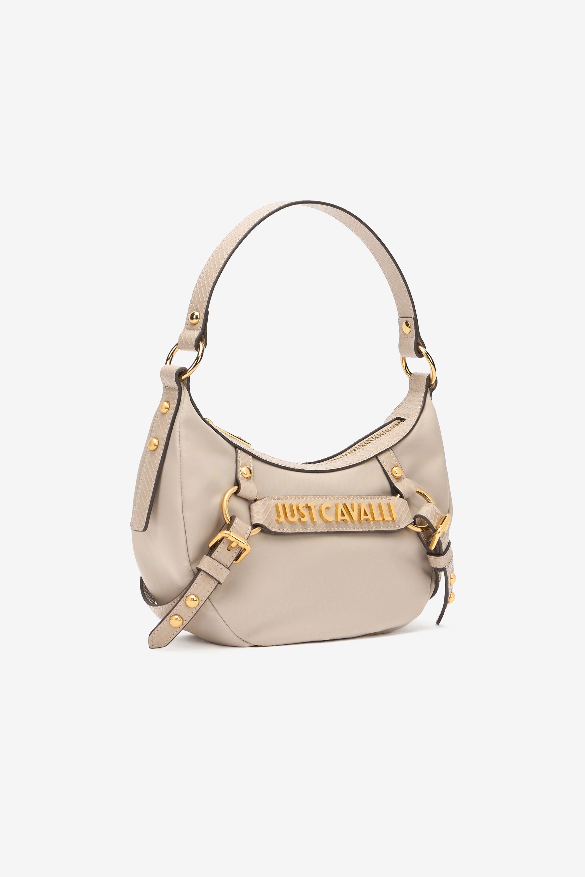 JC Hobo Bag With Straps And Logo Light Brown UFB095-UF464