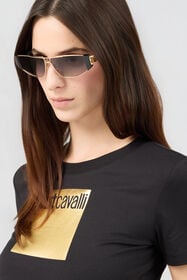 JC Lunettes de soleil au style contemporain SHINY TOTAL ROSE GOL VALD36-ID281