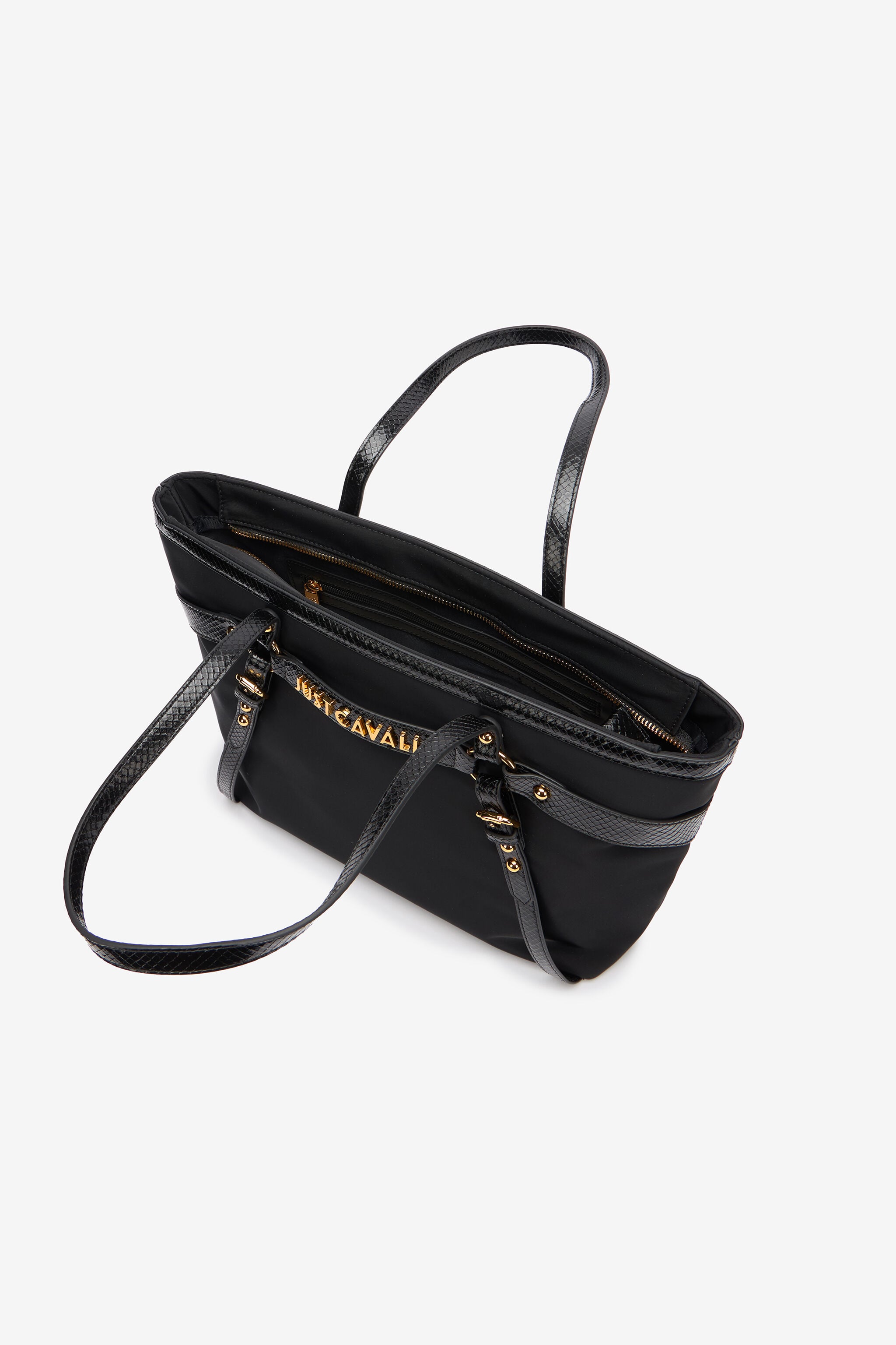 JC Shopper Bag With Straps JC Shopper Bag With Straps BLACK UFB097-UF466