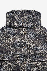 JC Leopard Print Puffer Jacket LEOPARD XFT80B-SB003