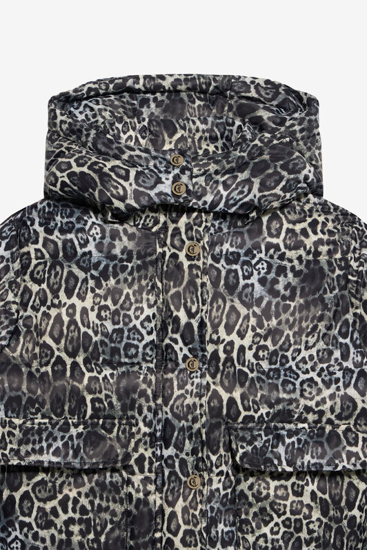 JC Leopard Print Puffer Jacket JC Leopard Print Puffer Jacket LEOPARD XFT80B-SB003