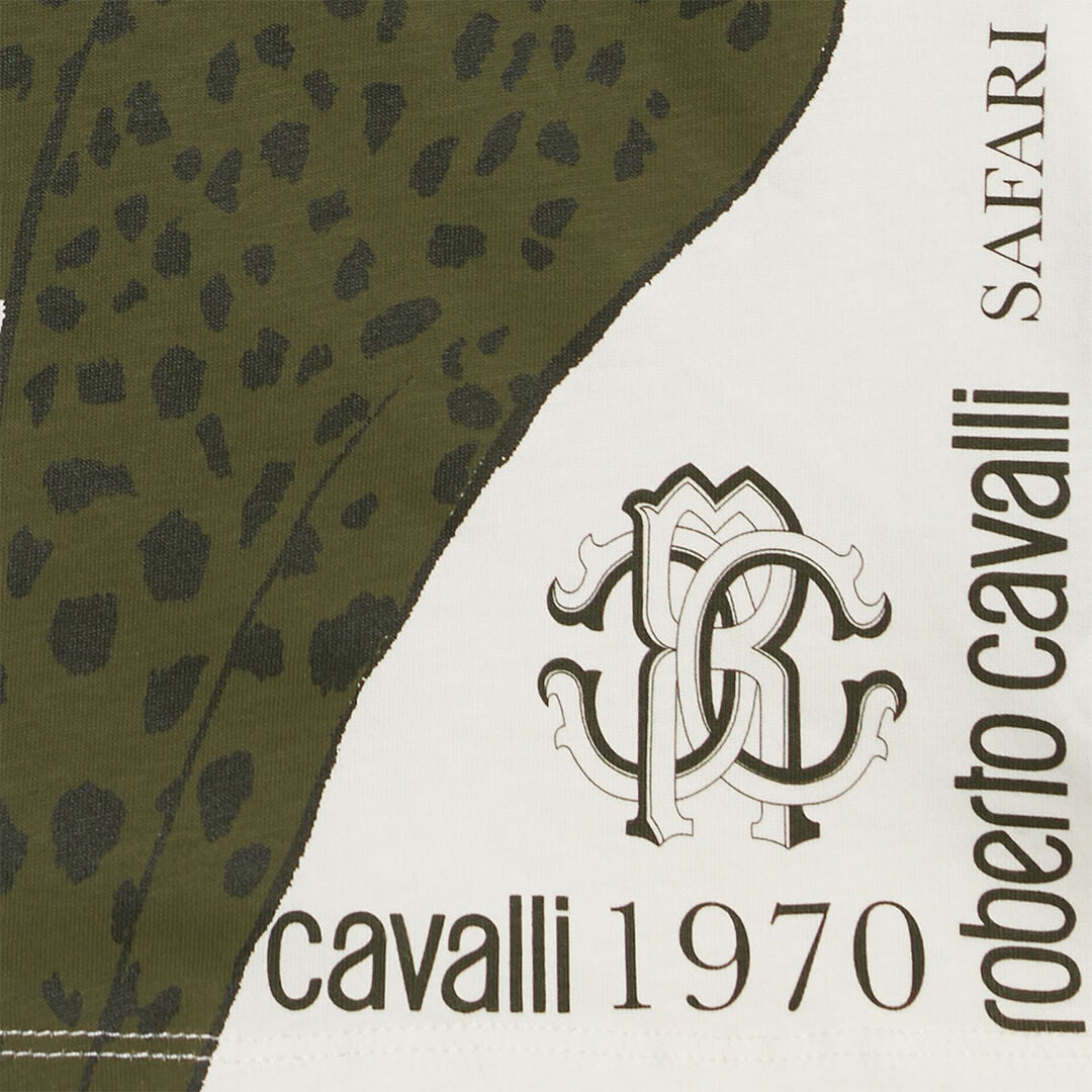 JU Safari Edition T-Shirt With Cheetah White UJT60F-JD001