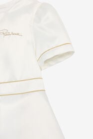 JU Robe Avec Logo Et Monogramme RC Blanc UJT10I-RD028
