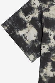 JU Camisa De Algodón Con Motivo Camouflage CAMOU BLACK WJT70J-6SR15