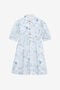 JU Robe En Broderie Anglaise À Imprimé Marine JU Robe En Broderie Anglaise À Imprimé Marine Bleu clair UJT10U-ELO39