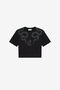 JC T-Shirt with Rhinestone Logo JC T-Shirt with Rhinestone Logo BLACK XFT61H-JD001