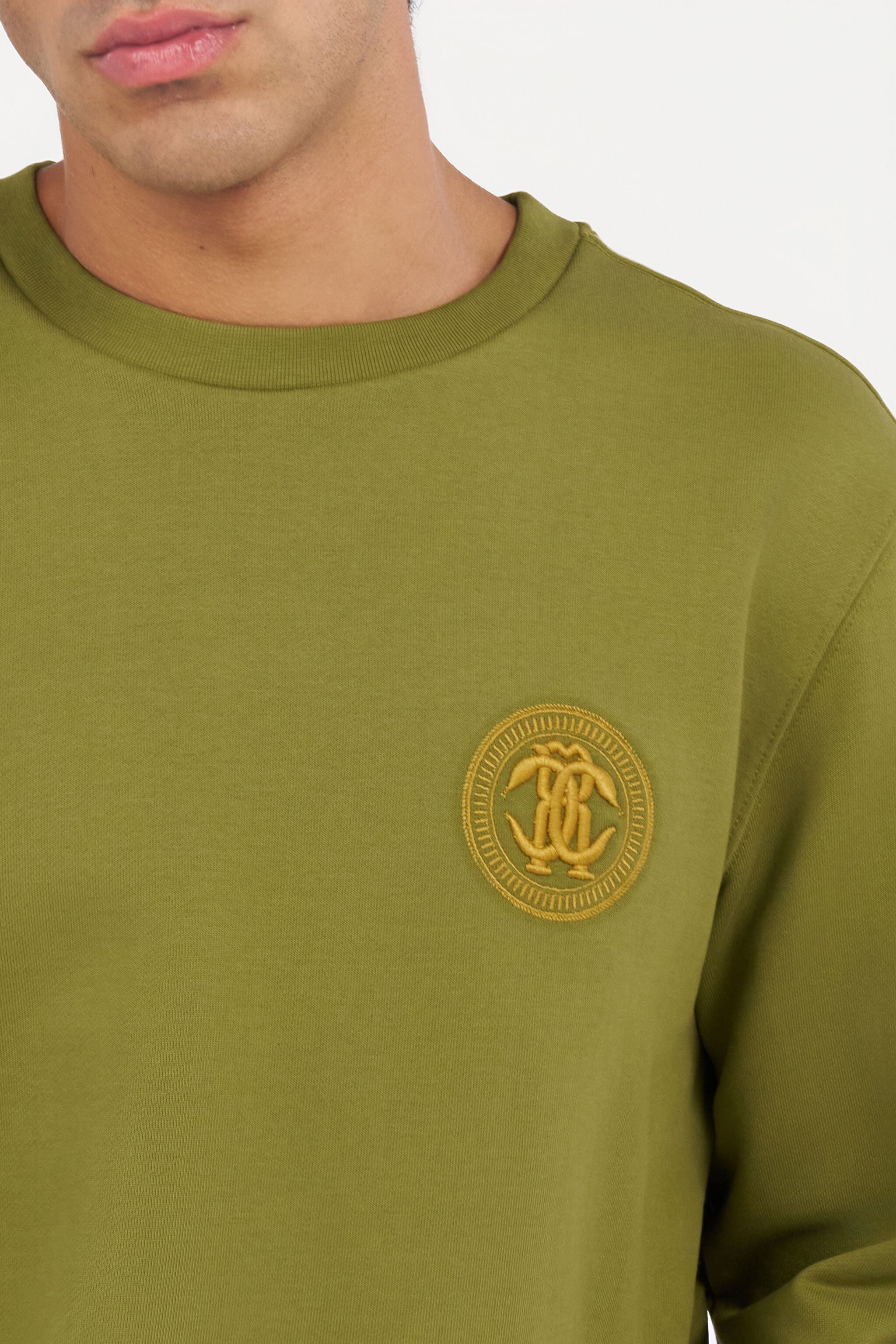 RC Green Logo Sweatshirt RC Green Logo Sweatshirt GREEN OLIVE QOT66C-CFU50