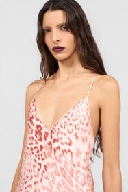 RC Vestido Slip Estampado Jaguar Pink PINK XQT102-OZT23