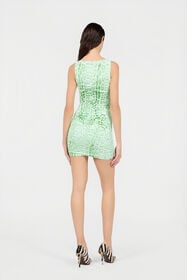 RC Mini Vestido Estampado Jaguar Mint PISTACHIO GREEN XQT151-LNT23