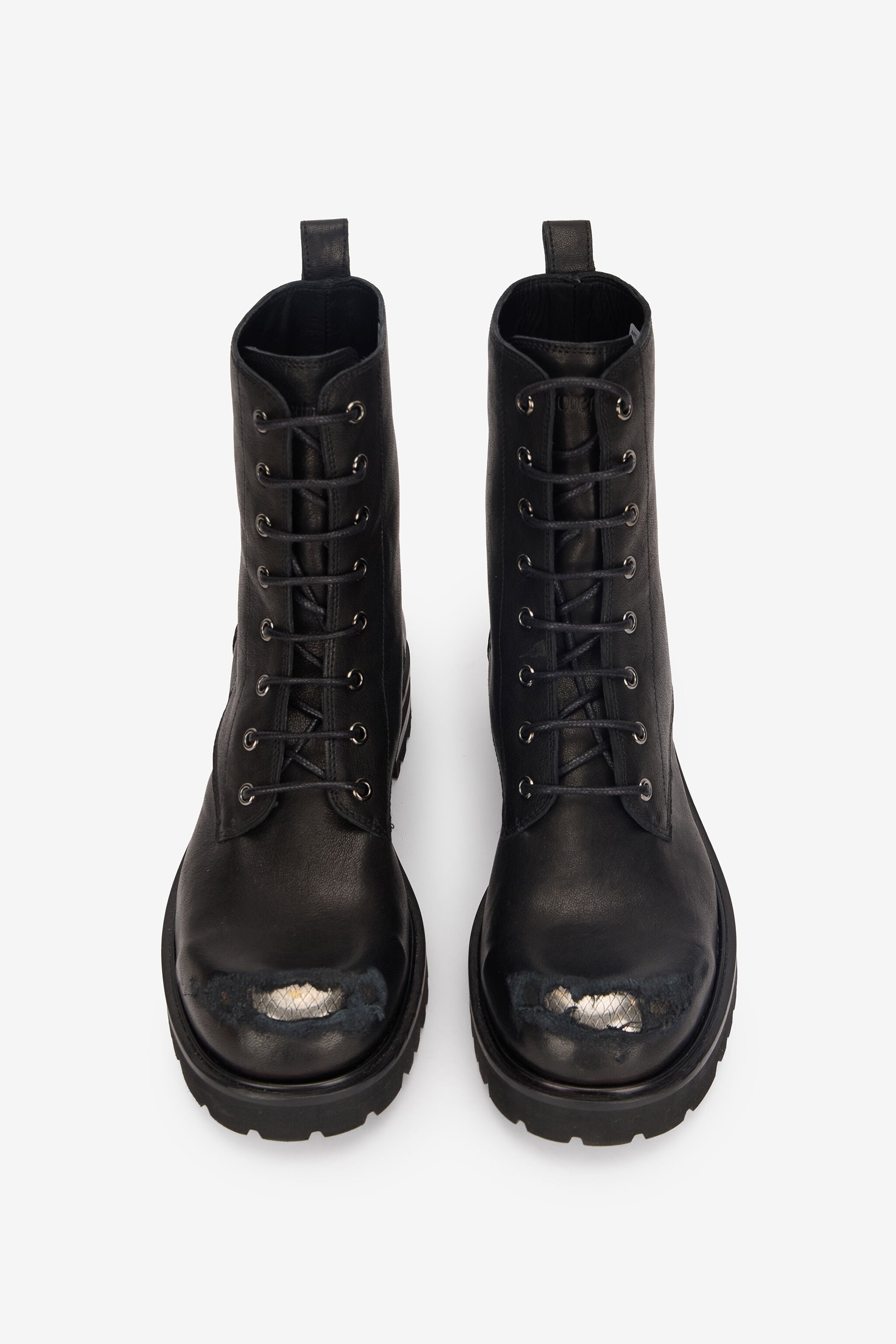 RC Used-Toe Combat Boots RC Used-Toe Combat Boots Black VKS015-PGB10
