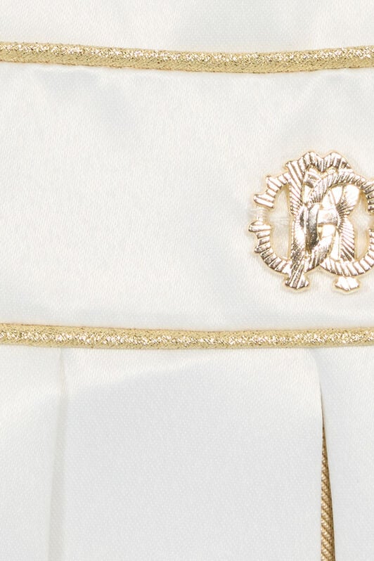 JU Kleid Mit Logo Und Monogramm RC Weiß UJT10I-RD028