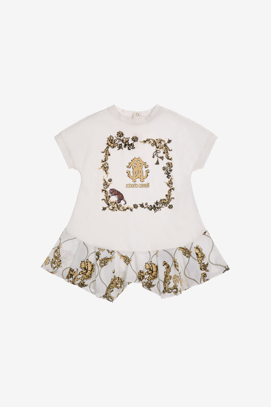 JU Baroque Dream Frilled Dress JU Baroque Dream Frilled Dress White SJT110-JD001