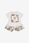 JU Baroque Dream Frilled Dress JU Baroque Dream Frilled Dress White SJT110-JD001