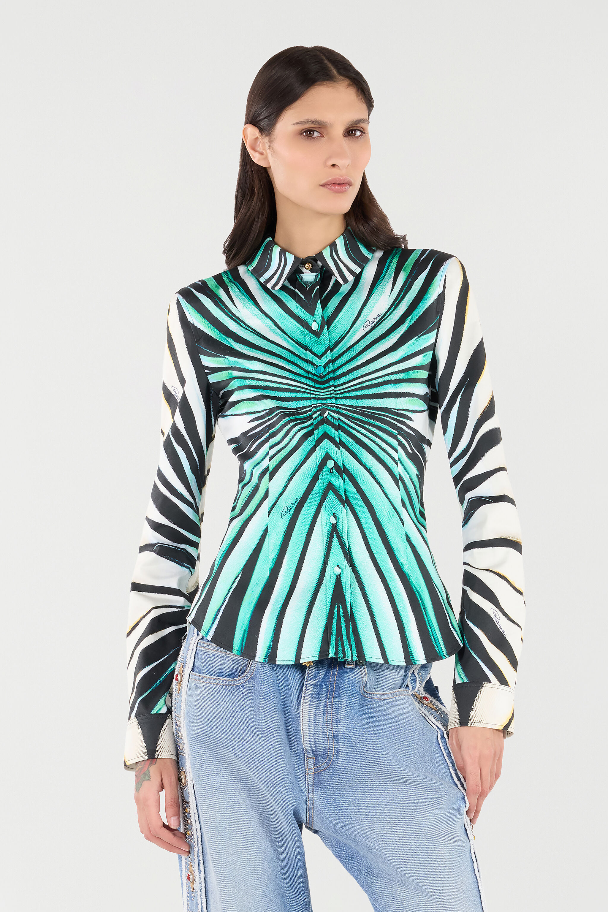 RC Chemise Imprimé Ray Of Sea RC Chemise Imprimé Ray Of Sea Bleu clair VKT713-DKM33