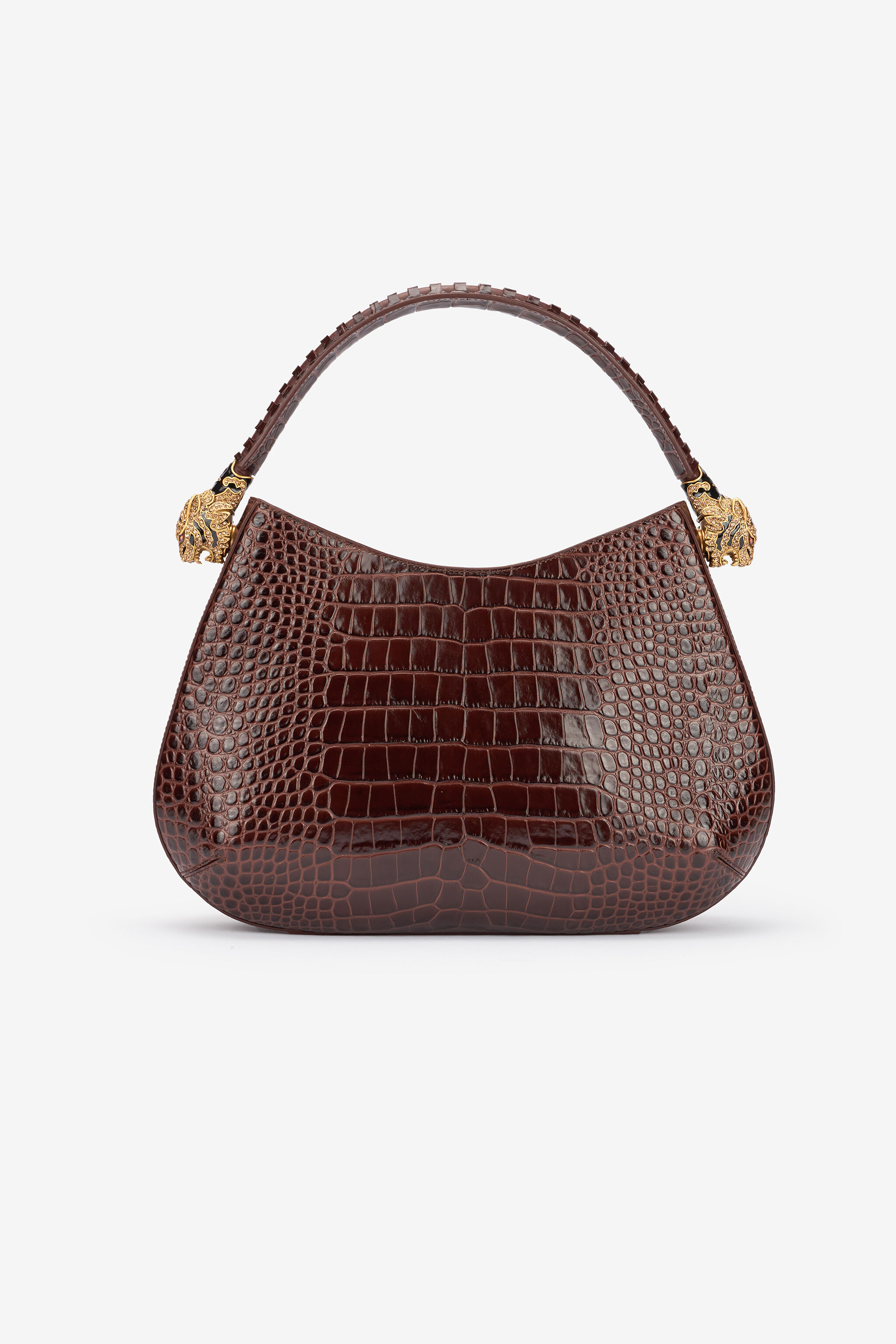 Roar Bag Shoulder Bag in Dark brown for Women | Roberto Cavalli®