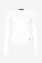 RC Wall Print Ribbed Sweater RC Wall Print Ribbed Sweater White UWM603-MH012