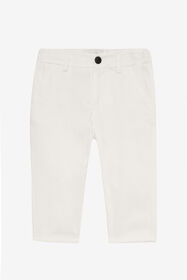 JU Pantalon Avec Monogramme RC Blanc UJT216-RN012