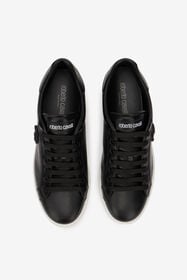 RC Sneaker Noire Avec Monogram RC En Relief BLACK SOS00K-PZC15