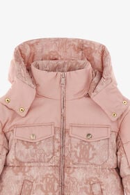 JU Blush Baroque Puffer Jacket Pink TJT42D-5RM07