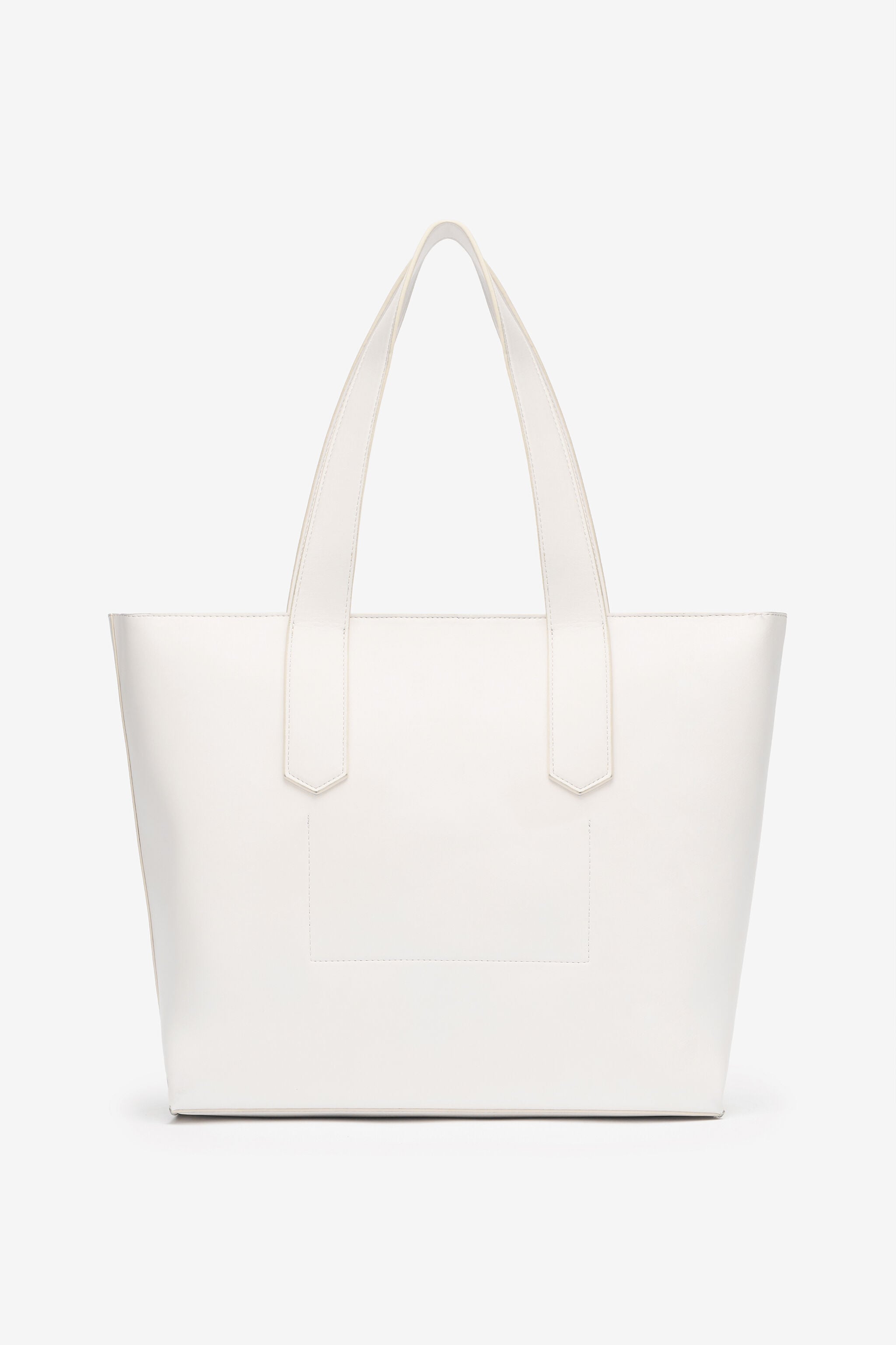 JC Tote Bag With Mirror Snake JC Tote Bag With Mirror Snake White UFB034-UF403