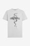 RC Grey Mélange T-Shirt with Snake and Logo RC Grey Mélange T-Shirt with Snake and Logo GREY MELANGE ROT60D-JD055