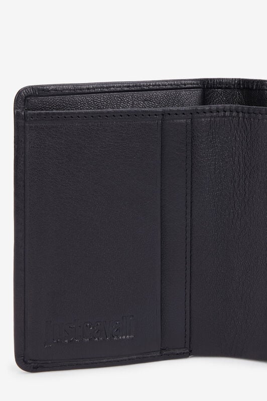 JC Just Cavalli Black Leather Wallet JC Just Cavalli Black Leather Wallet BLACK VFP018-VF574