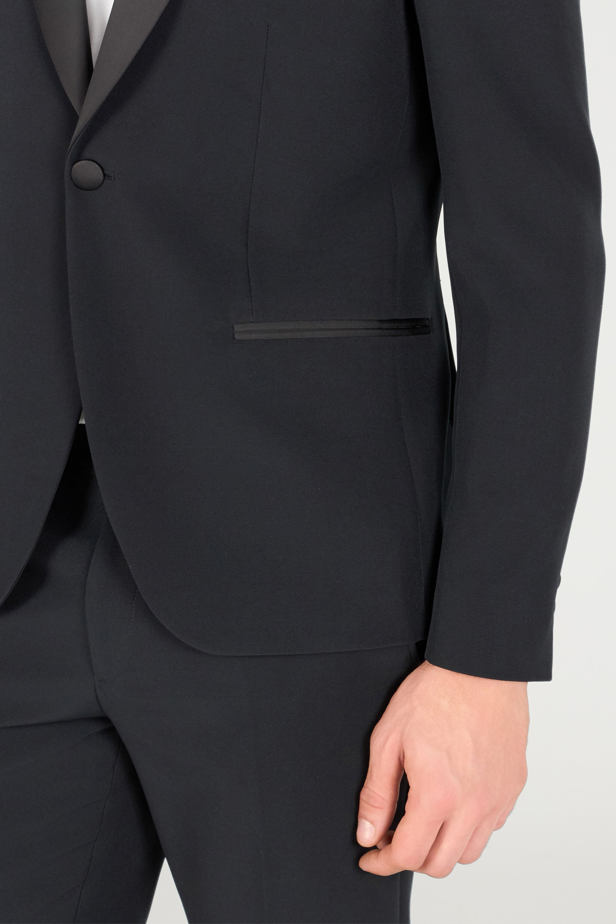 RC Single-button suit jacket BLACK/BLACK OOT40O-VI042