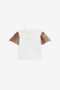 JU T-shirt avec manches léopardées JU T-shirt avec manches léopardées MILKY WHITE VJT605-JD001