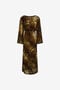 RC Leopard print velvet dress RC Leopard print velvet dress Dark brown RKR124-FY058