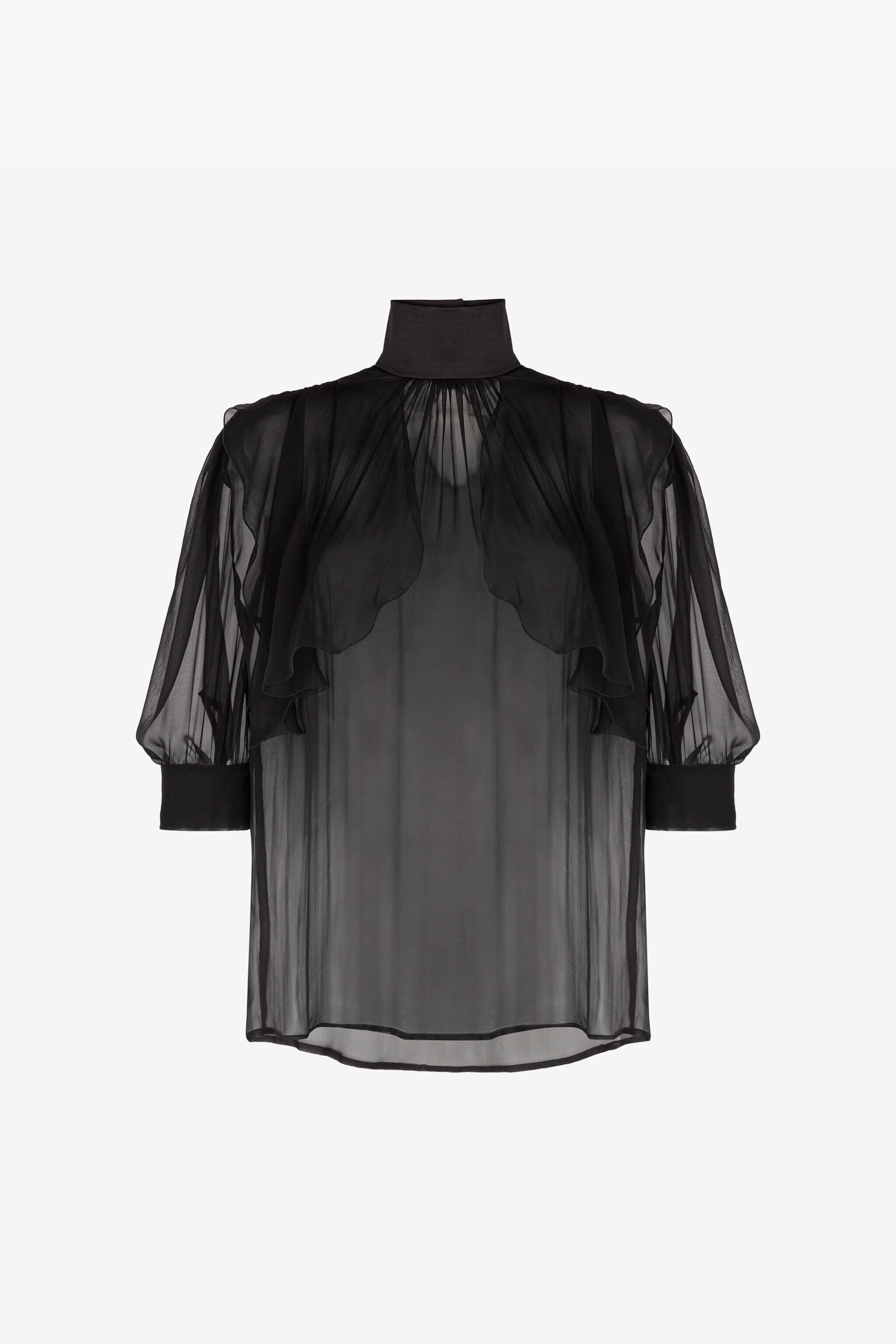 PerfumeCloset】High Neck Blouse ポリゴンウェイヴ PerfumeCloset 
