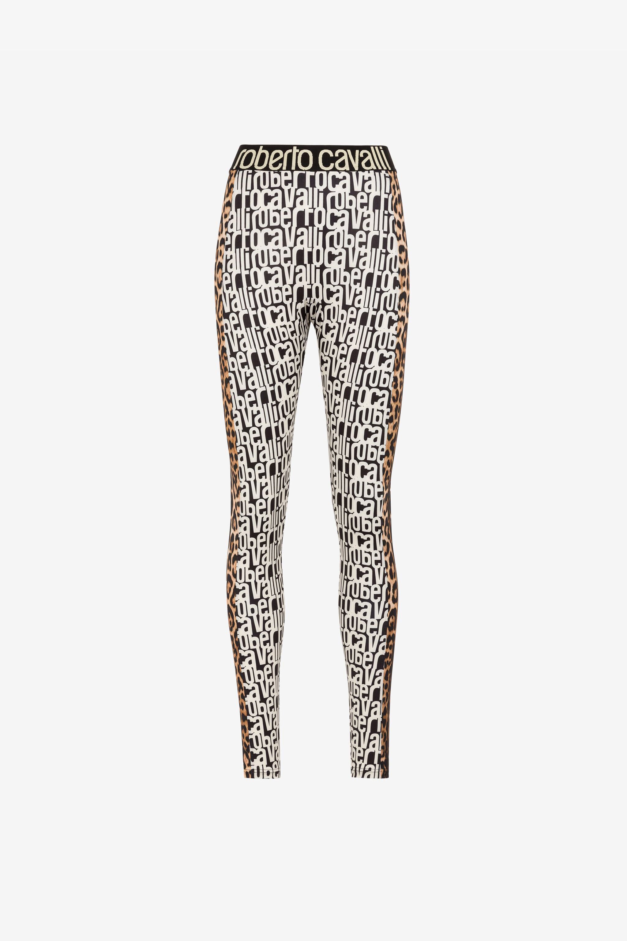 RC Leggings mit Logo-Print RC Leggings mit Logo-Print Schwarz/Weiß RKT26A-LNH82