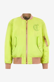JC Bomberjacke Mit Monogramm JC Hellgrün UFT200-UF266
