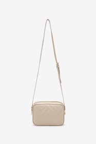 CL Quilted Crossbody Bag BEIGE SXB00E-AB076