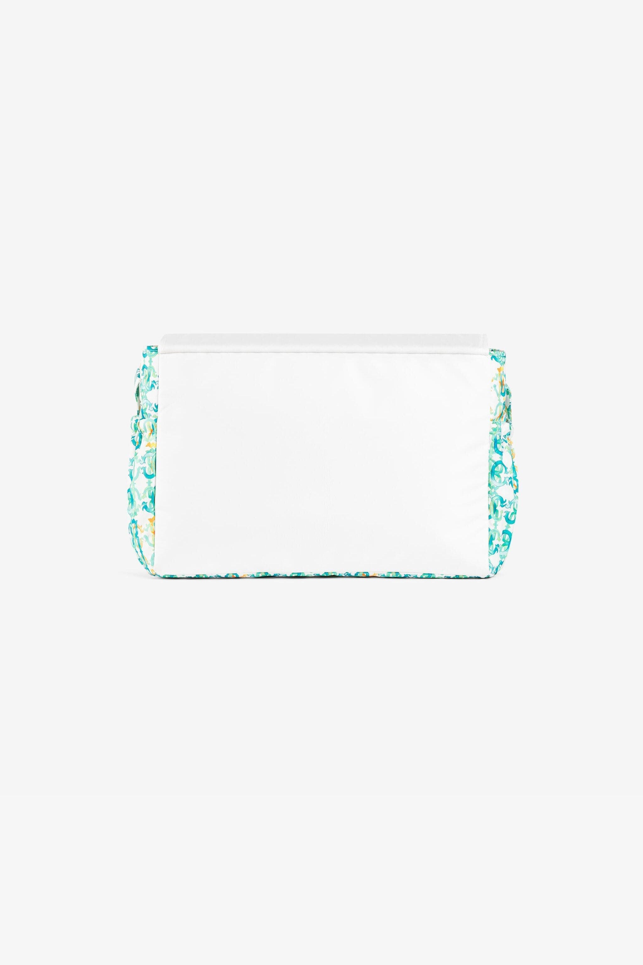JU RC Monogram-Print Changing Bag JU RC Monogram-Print Changing Bag Light blue QJB013-SB085
