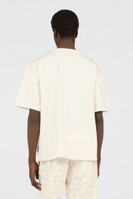 JC T-Shirt Avorio Con Dettaglio Ricamato Persian Tarot OFF WHITE WFT093-WF123