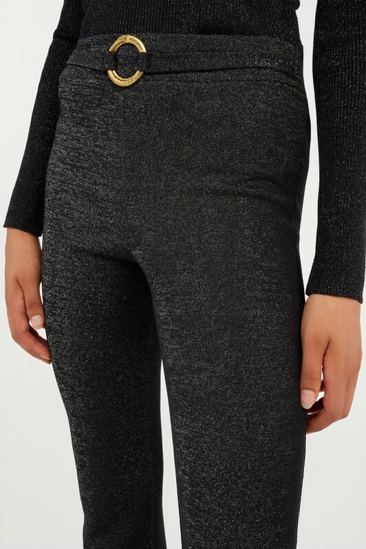 JC Black Trousers With Snake Buckle JC Black Trousers With Snake Buckle BLACK VFS013-VF271