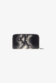 RC Logo-print leather wallet Black TKA006-PZ02S