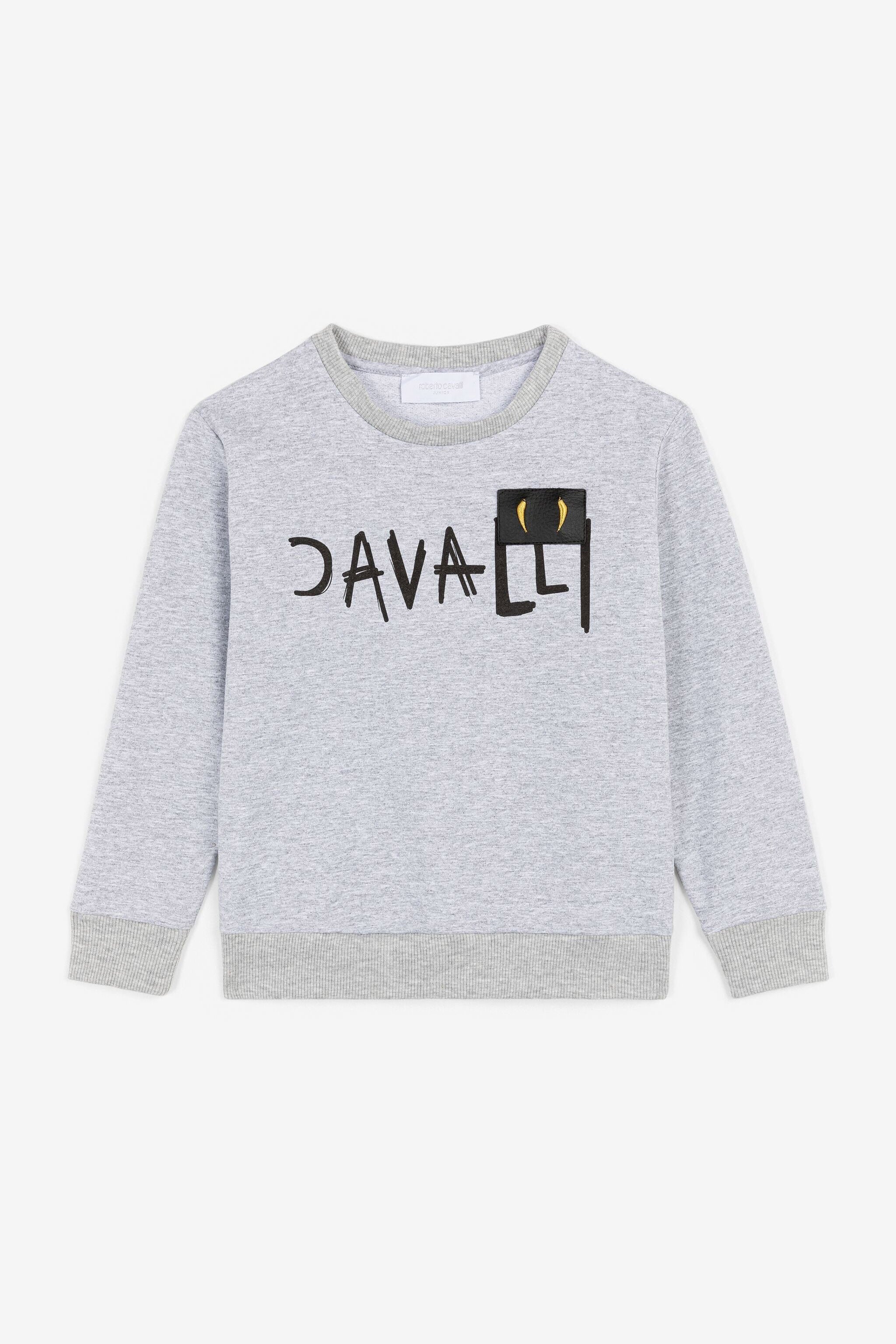 JU Sudadera Tiger Tooth con logo JU Sudadera Tiger Tooth con logo Gris OJT935-ISA2J