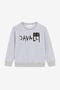 JU Sudadera Tiger Tooth con logo JU Sudadera Tiger Tooth con logo Gris OJT935-ISA2J