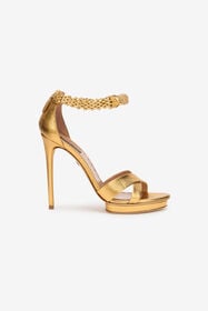 RC Roar Gold Leather Sandals GOLD SKS132-PZS14