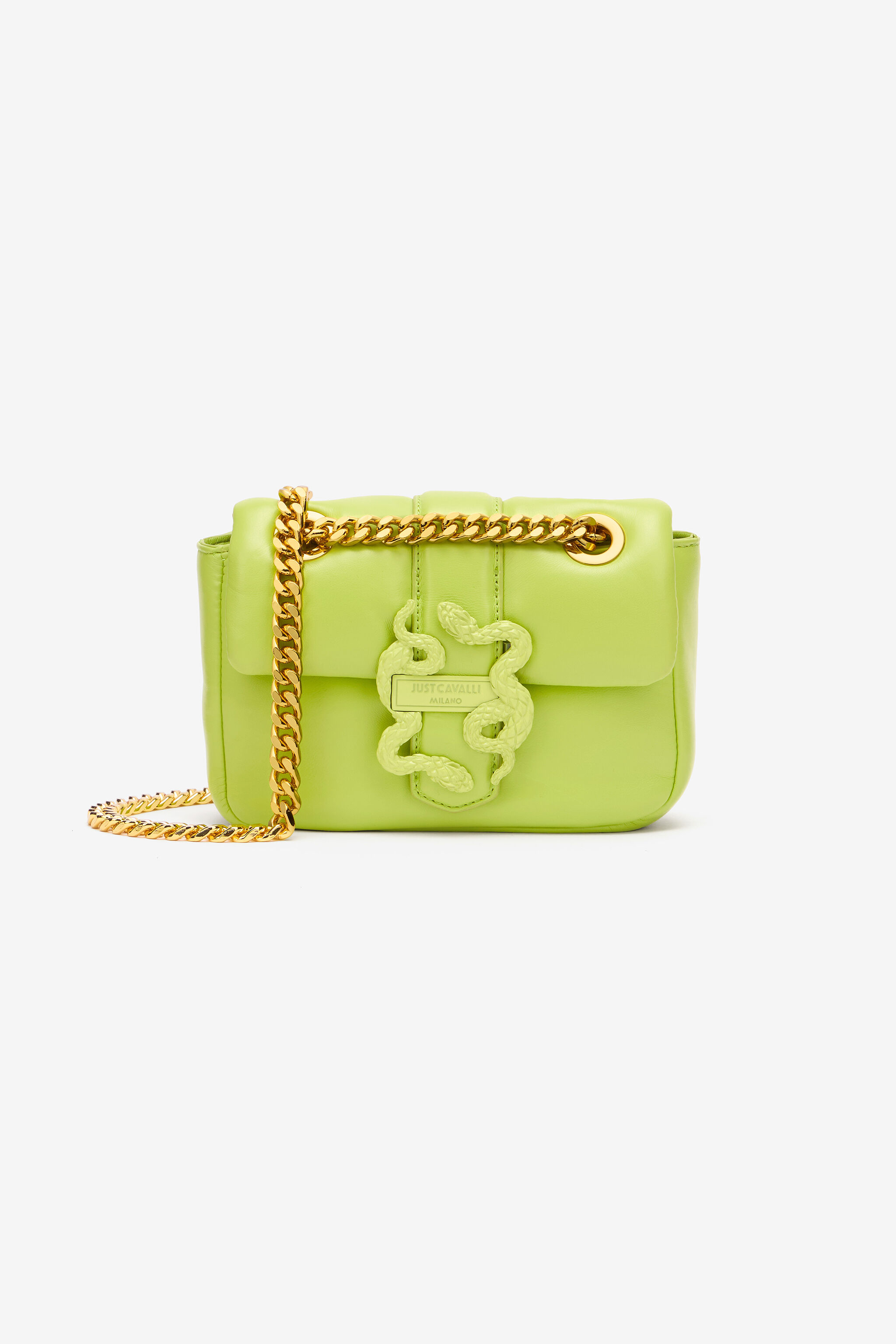 JC Small Crossbody Bag With Mirror Snake JC Small Crossbody Bag With Mirror Snake Light green UFB058-UF427