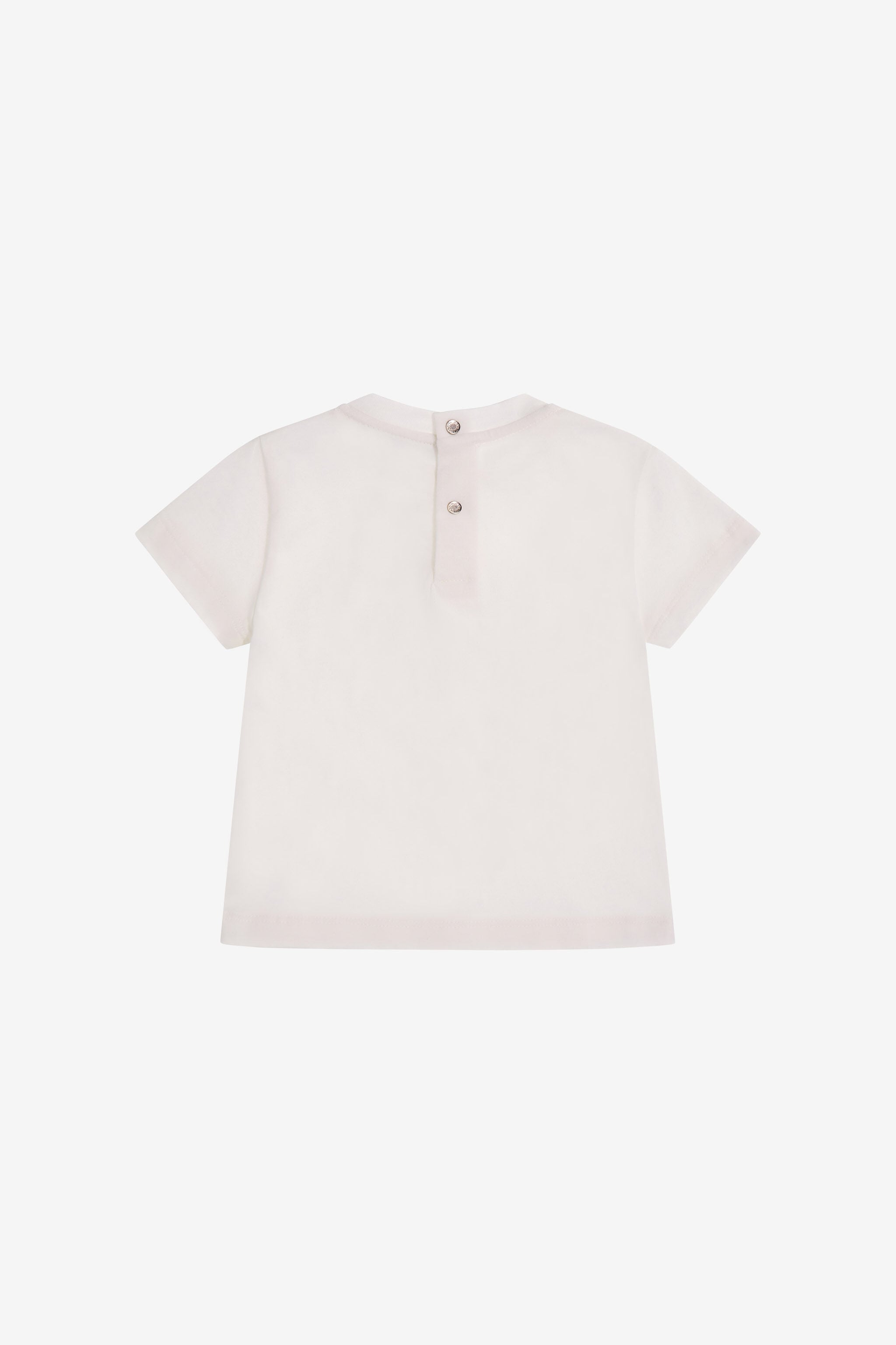 JU T-Shirt mit Logo und Print Weiß SJT647-JD001