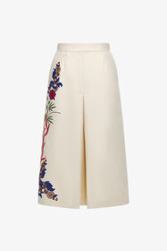 RC Printed skirt Ivory TKR307-VI037
