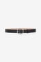 RC Belt With Branded Geometric Buckle RC Belt With Branded Geometric Buckle Black VRC005-PZ796