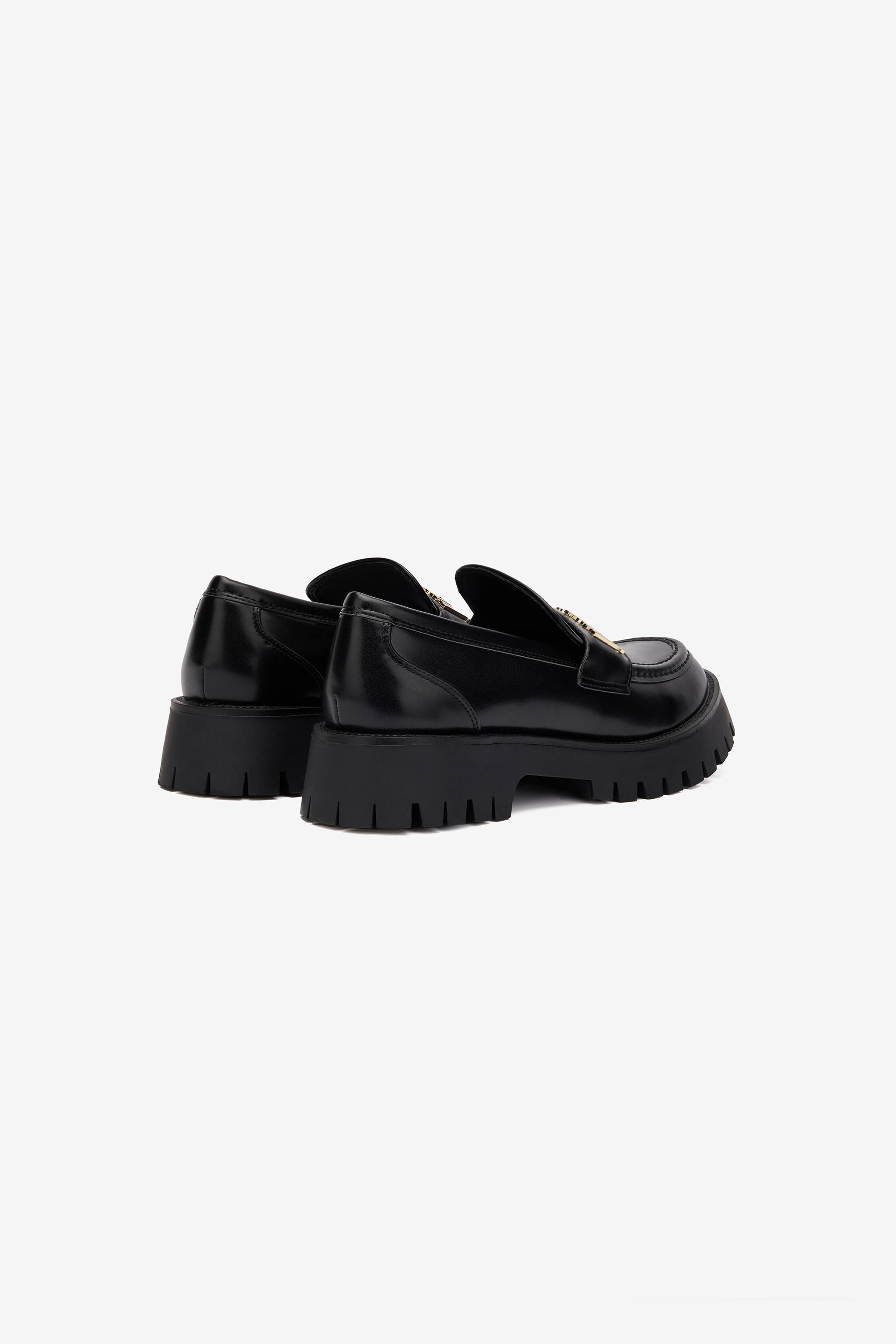JC Loafers With Lettering JC Loafers With Lettering Black TFS066-TF386