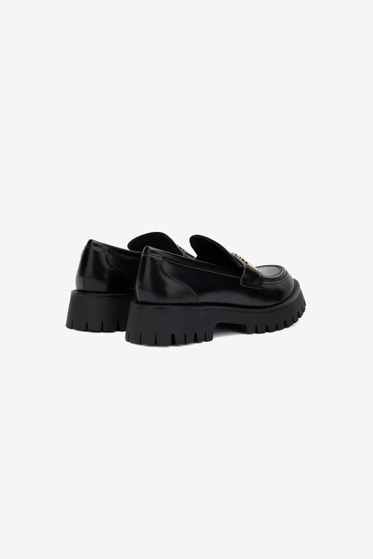 JC Loafers With Lettering JC Loafers With Lettering Black TFS066-TF386